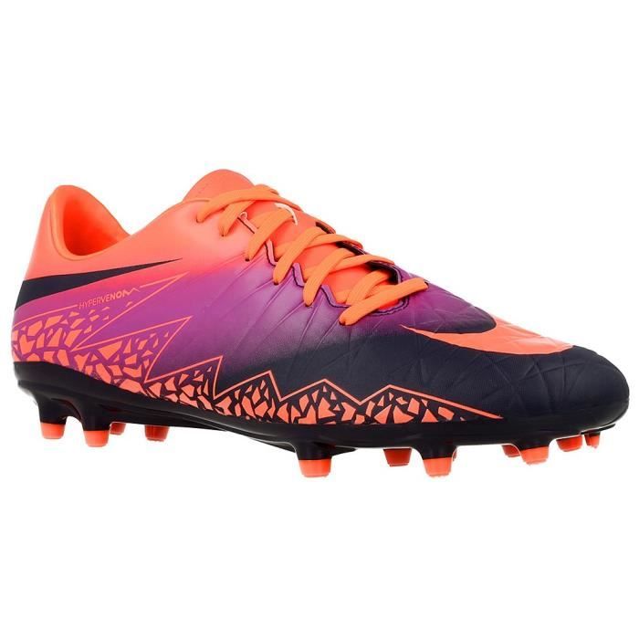 NIKE Chaussures de Football Terrain Sec Hypervenom Phelon II FG - Orange
