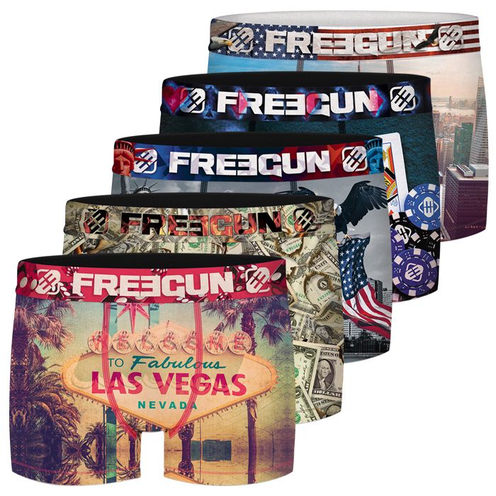 Lot de 5 boxers homme US