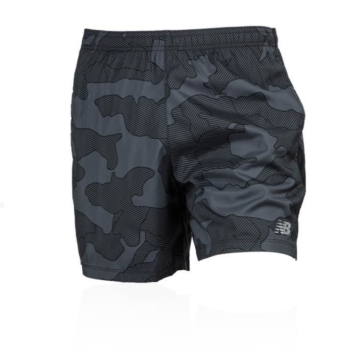 New Balance Hommes Imprimé Accelerate 5 Inch Short De Sport Course Bermuda Pants