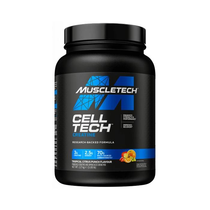 Créatine monohydrate Cell-Tech - Tropical Citrus Punch 2270g