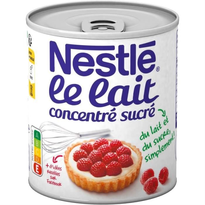 NESTLE - Lait Concentré Sucré Matiere Grasse 397G - Lot de 3