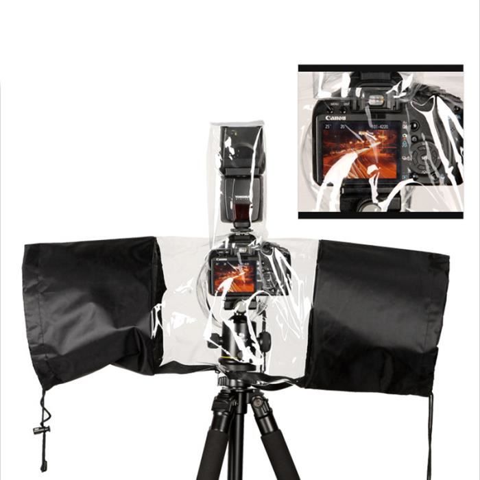 Caméra Couverture Anti-Pluie Housse Protection Imperméable pour Canon, Nikon,DSLR Reflex