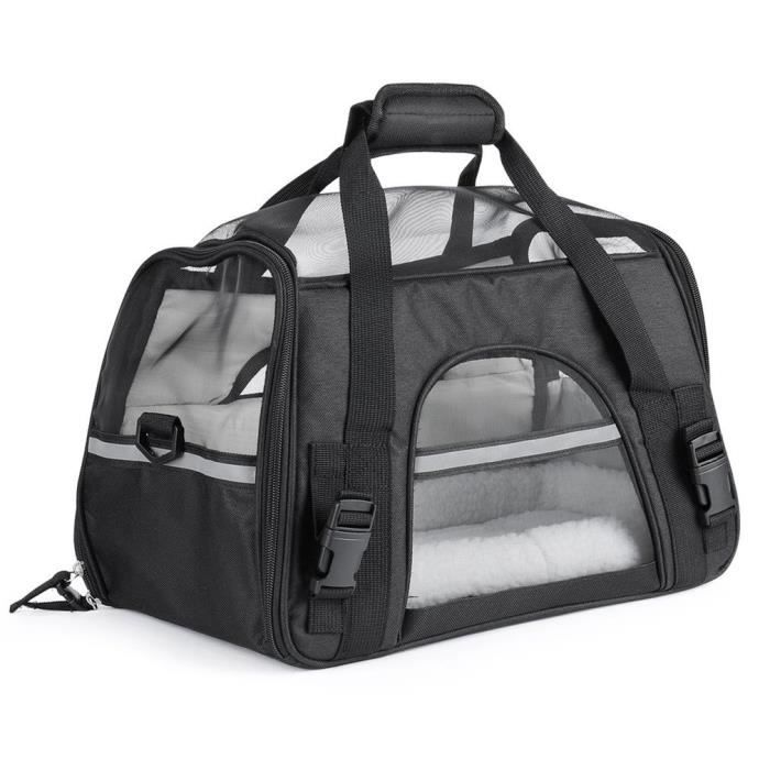 Sac Pet Transporteur de chien de chat 600D Nylon Étanche Voyage Sac De Transport Confortable Lit Doux Pour Petit Animal