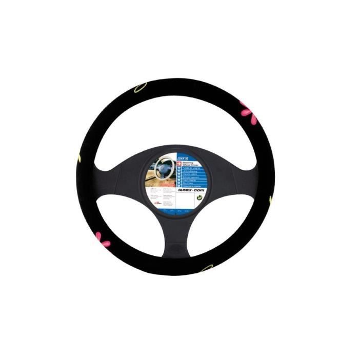 couvre volant FLOWER citroen c4 picasso - diamètre volant 37/39cm -