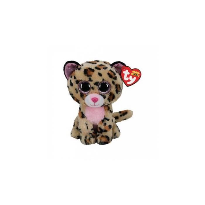 Ty - TY36367 - Ty Beanie Boos Small Livvie Le Leopard