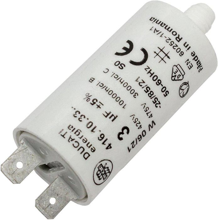 Condensateur 20mf 450V faston - ACCESSOIRES