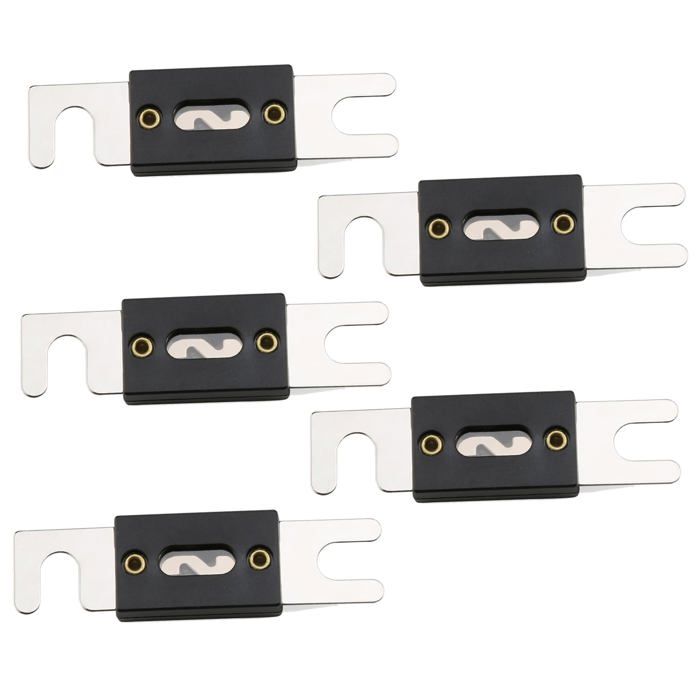 Lot De 3 Fusibles ANL 60A 32VDC Plaqué Or - Protection Haute Puissance Pour Autoradio & Système Audio Voiture