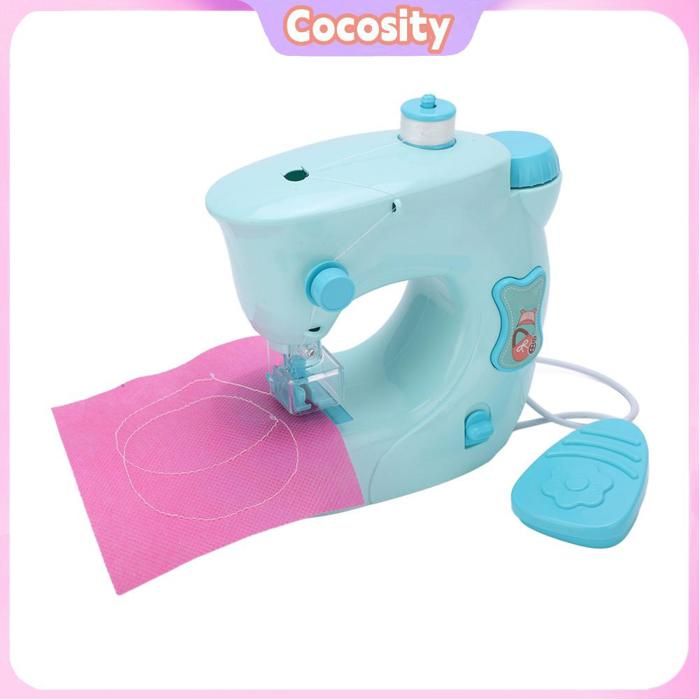 Machine de couture pour enfants machine à coudre débutante Children Simulation électrique mini kit de jouet machine à coudre pour