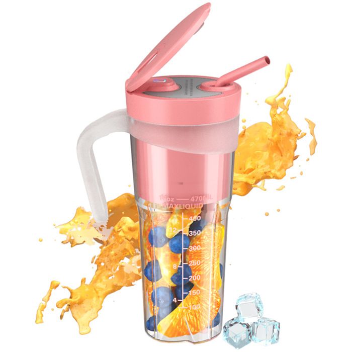 Blender Légumes et Fruits Portable Petit Extracteur de Jus Électrique Tasse à Jus Puissant Mélangeur - No Brand