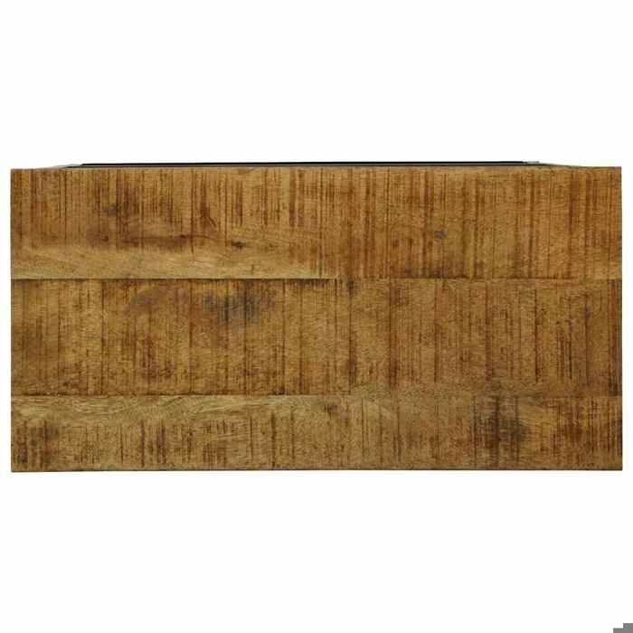 Cabinet de Livre SOLOMOON CHIC Bibliothèque Polyvalente - Pour enfant/adulte - Marron 70x35x110 cm Bois de manguier massif BB1459