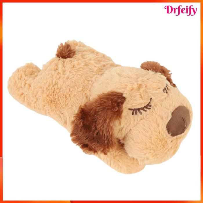 Comparer les prix de Jouet pour chiots - AKOZON - Heartbeat - Peluche douce - Battement de cœur réaliste - Marron