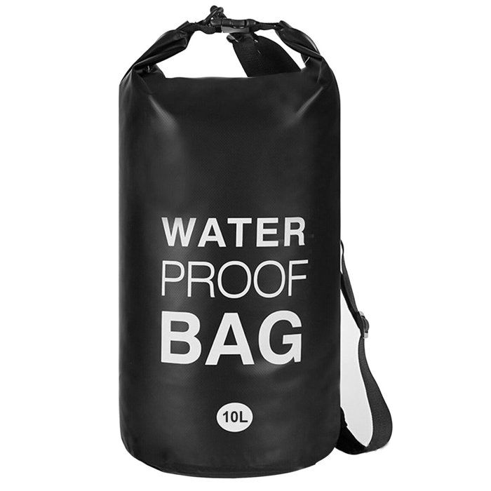 Sac étanche - 10 L - Sac étanche professionnel - Sac de rangement - Sac de plage - Sac étanche avec bandoulière - Imperméable