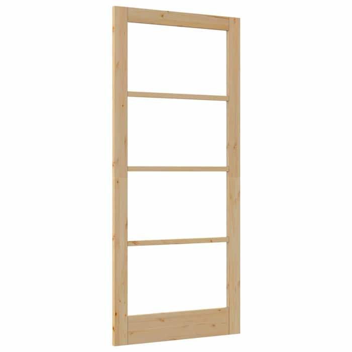 Moderne Porte intérieure ORKDAL Marron 93 x 211 cm Porte dentrée @EU13054