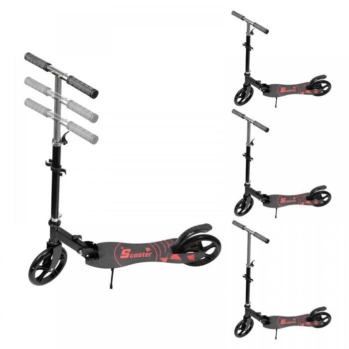 Trottinette Velotouro FA Sports – Roues LED, Hauteur Ajustable, Pliable, 50 Kg