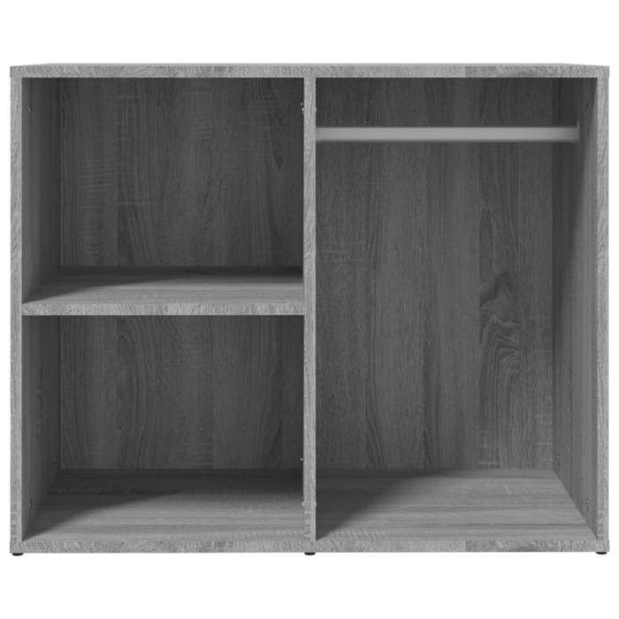 (13006)Moderne Cabinet de dressing Sonoma gris 80x40x65 cm Bois dingénierie poid:19.74 kg