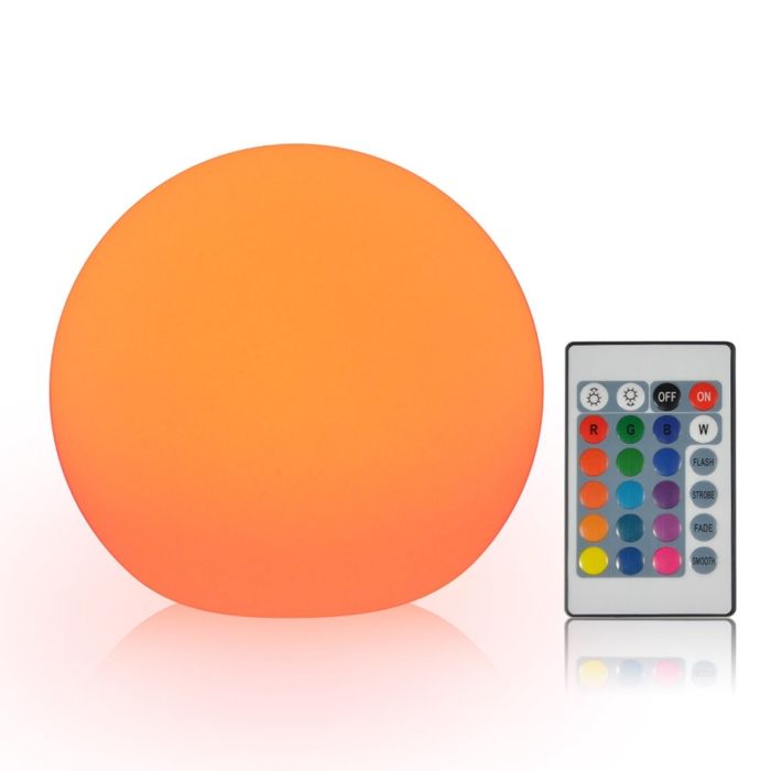 Lampe Boule LED Rechargeable avec Télécommande 16 Couleurs RGB étanche Décorative pour Chambre Fête et Maison