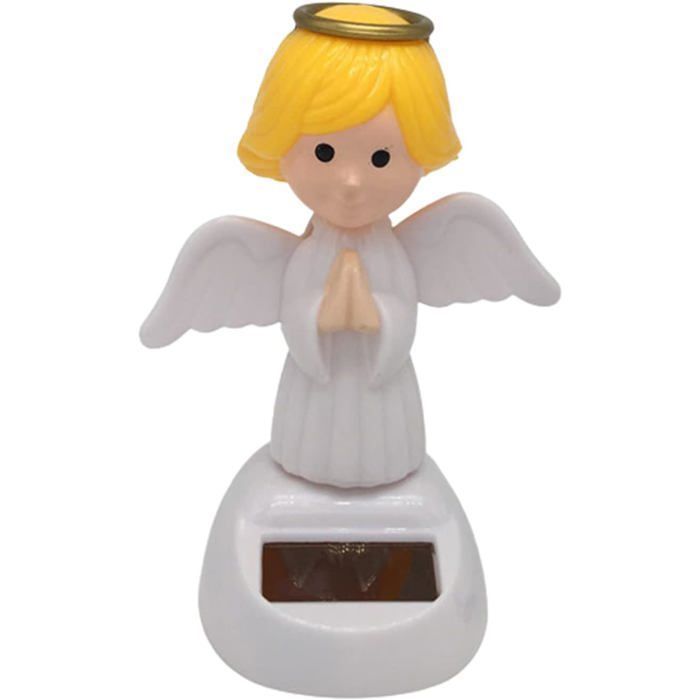 Jouet solaire dansant ange figurine solaire en mouvement décoration voiture/bureau cadeau conducteur. - Ange - Ange