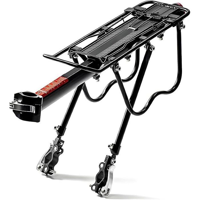 Porte-Bagages arrière pour vélo capacité de 50 kg avec Support réfléchissant et réglable à dégagement Rapide pour vélo de Montagne