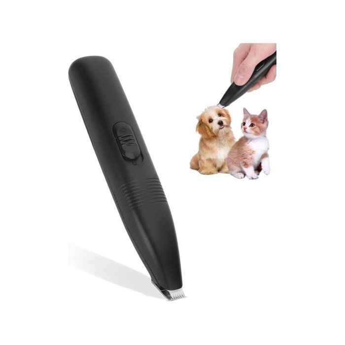 Tondeuse électrique silencieuse pour poils de chien adaptée à la coupe des poils des chats et des petits chiens.