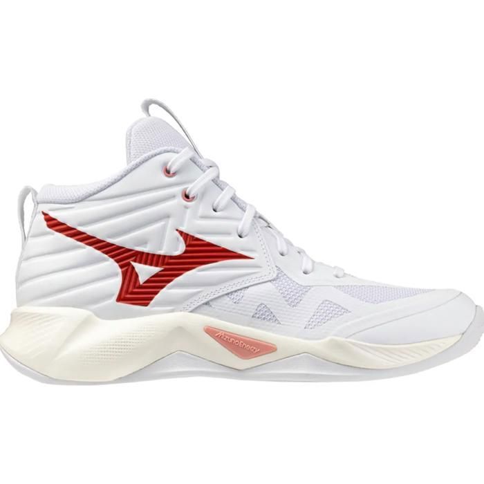 Chaussures de volley-ball Mizuno Wave Momentum Pro Mid Blanc