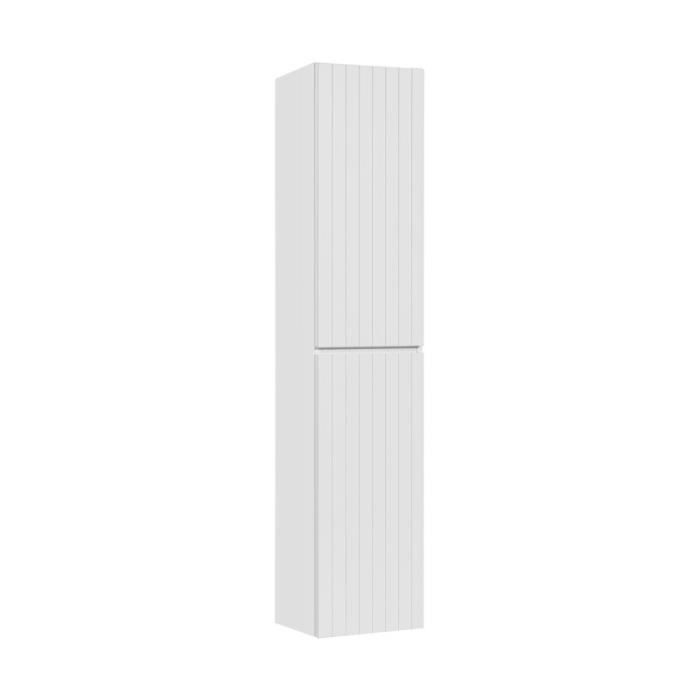 colonnes de salle de bain - colonne de salle de bain - h 160 x l 35 x p 33 - emblematic white