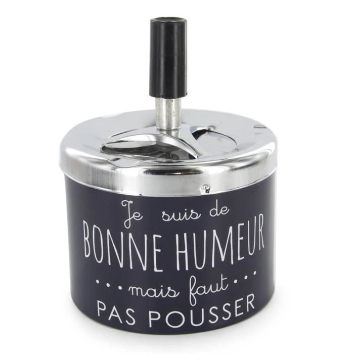 Cendrier poussoir avec message - Couleur alatoire 12,3 cm - Cdiscount Au  quotidien