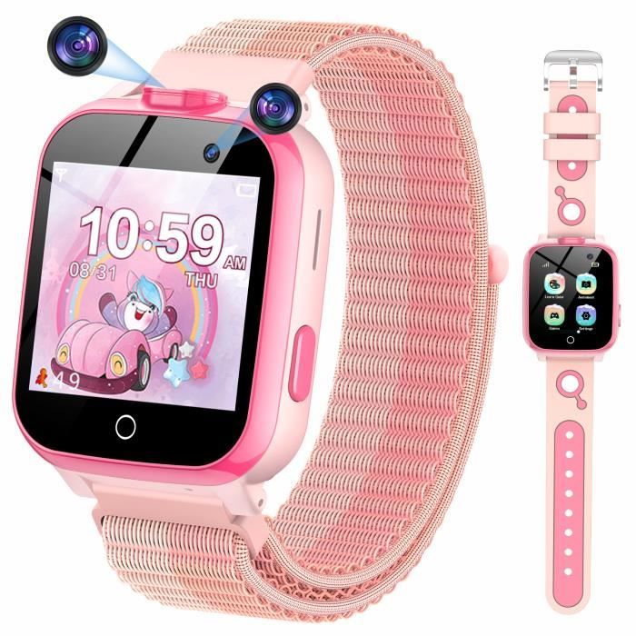 ADUOGENG Montre Connectée Enfant 4G-GPS-WiFi-Appel Vidéo-SOS- Appareil  Photo-Musique-Horaire de Cour-Mode Classe-Réveil Cadeaux - Cdiscount  Téléphonie