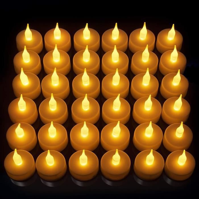 50pcs Abat-jour de Bougie à LED Emballage en Papier Glacé 50pcs Abat-jour de Bougie à LED Emballage en Papier Glacé