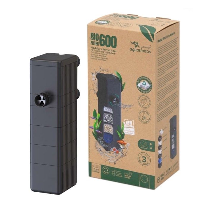 Meilleurs prix pour Filtre Intérieur Poisson Universel Bio Filter 600 Pour Aquarium De 70 À 150 Litres - Aquatlantis