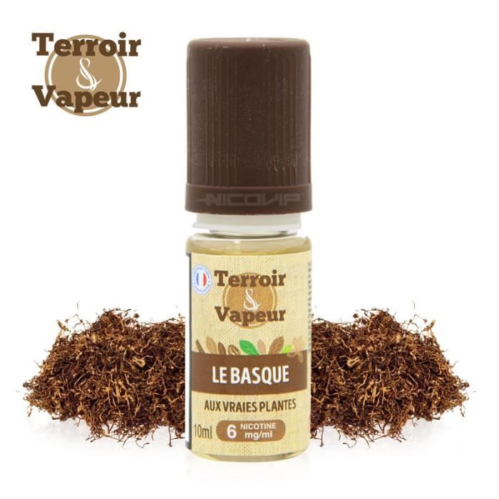 elfbar nachfüll pod läuft aus Pack 5 E-liquides Terroir Et Vapeur Le Basque - 6mg