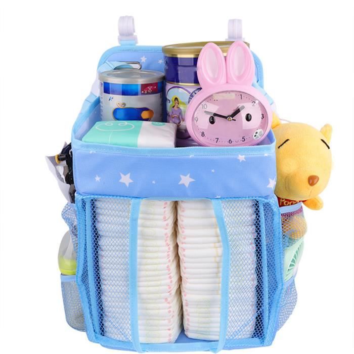 Organisateur De Chariot A Couches Pour Bebe Sac De Rangement Pliable Pour Couches Bebe Casier Bleu Cdiscount Puericulture Eveil Bebe
