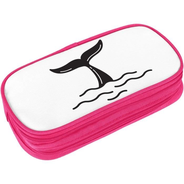 Trousse à Crayons à Carreaux Noirs Et Blancs De Grande Capacité Avec Fermeture éclair Pour Garçons, Filles, Adolescents, étudiants