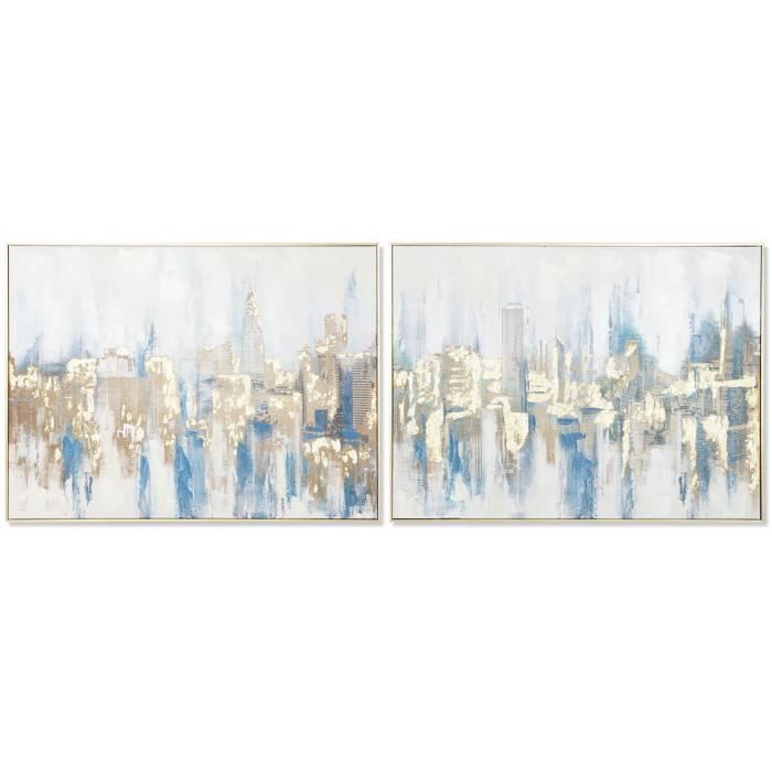 Tableau Toile New York 130x80 Cm - Impression Numérique, Prêt à Accrocher, Marque Visario