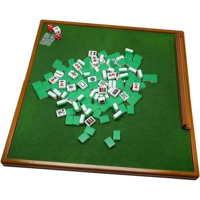 Mini Mahjong, Ensemble De Jeu De Mahjong Chinois Traditionnel, Jeu De Mini Mahjong, Ensemble De Jeu De Mahjong Chinois Traditionnel, Jeu De