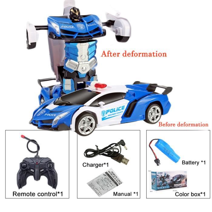 Robot Tigre Transformable XUEXUE 25,4 Cm - Jouet Déformation Animal Pour Enfants 6-12 Ans, Garçons Et Filles, Blanc