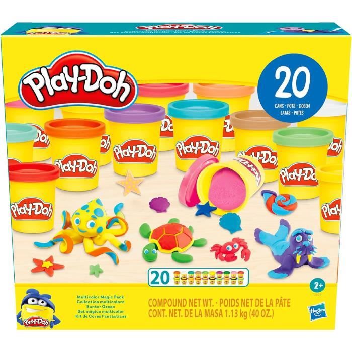 Play-Doh Coffret Licorne fantastique avec 5 pots de pâte à modeler