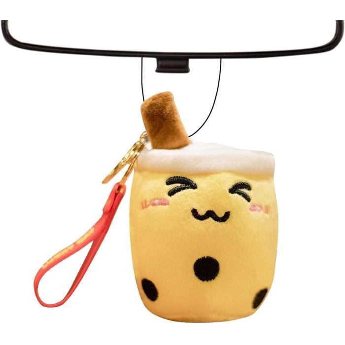 KBIBCK Lot De 6 Porte-clés Bubble Tea En Peluche – Doux, Adorables, Pour Enfants, Filles Et Adultes