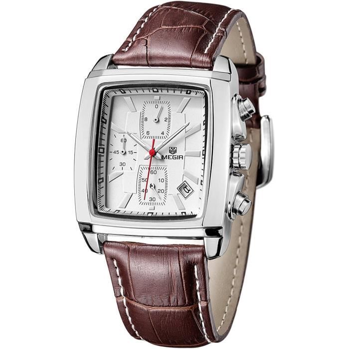 Montre cheap rectangulaire homme