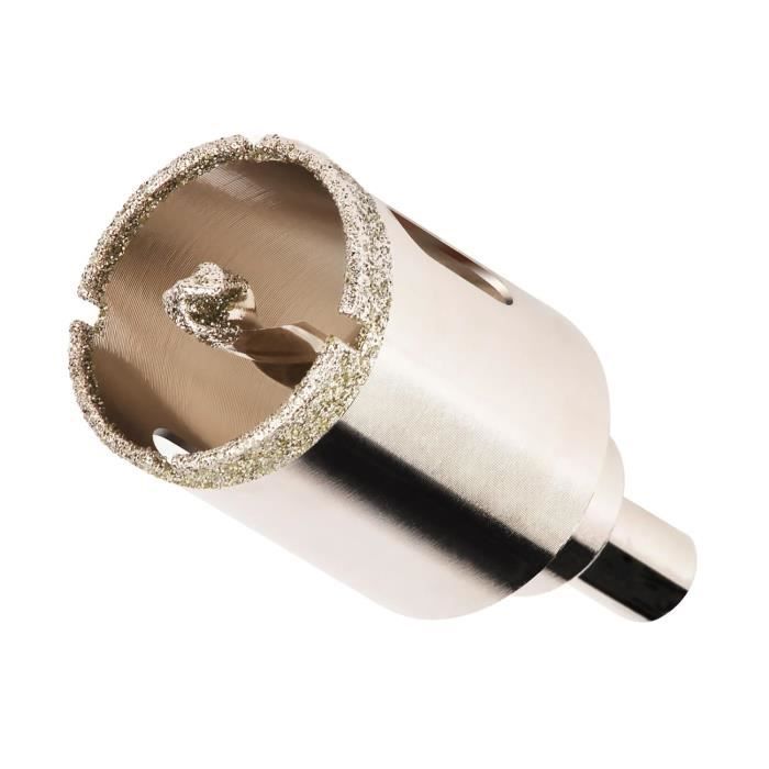 Foret à verre de 50 mm avec foret de centrage, carotteuse diamant pour — free download