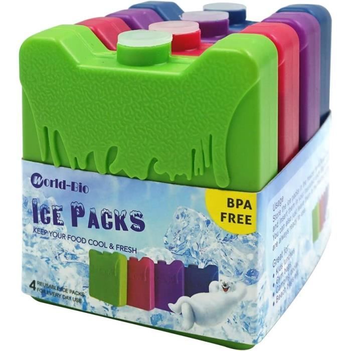 ToCi Lot De Blocs Réfrigérants Pour Sac Isotherme Ou Glacière