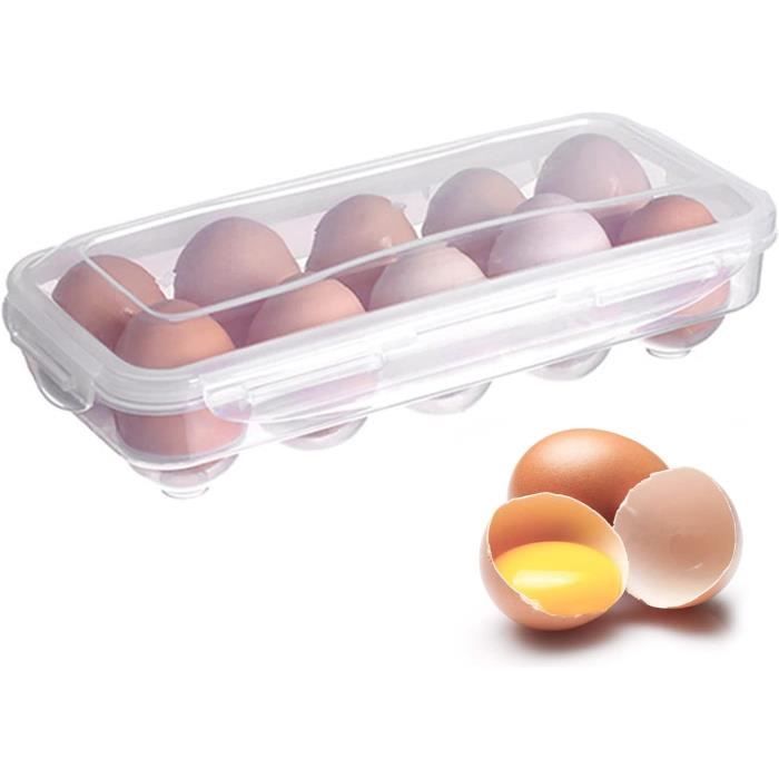 Organisateur à œufs Pour Frigo - 32 Cases, Transparent, Anti-collision, Rangement Pratique - 3