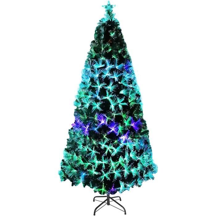 UISEBRT 120cm Sapin de Noël Artificiel Lumineux Arbre de Noël avec