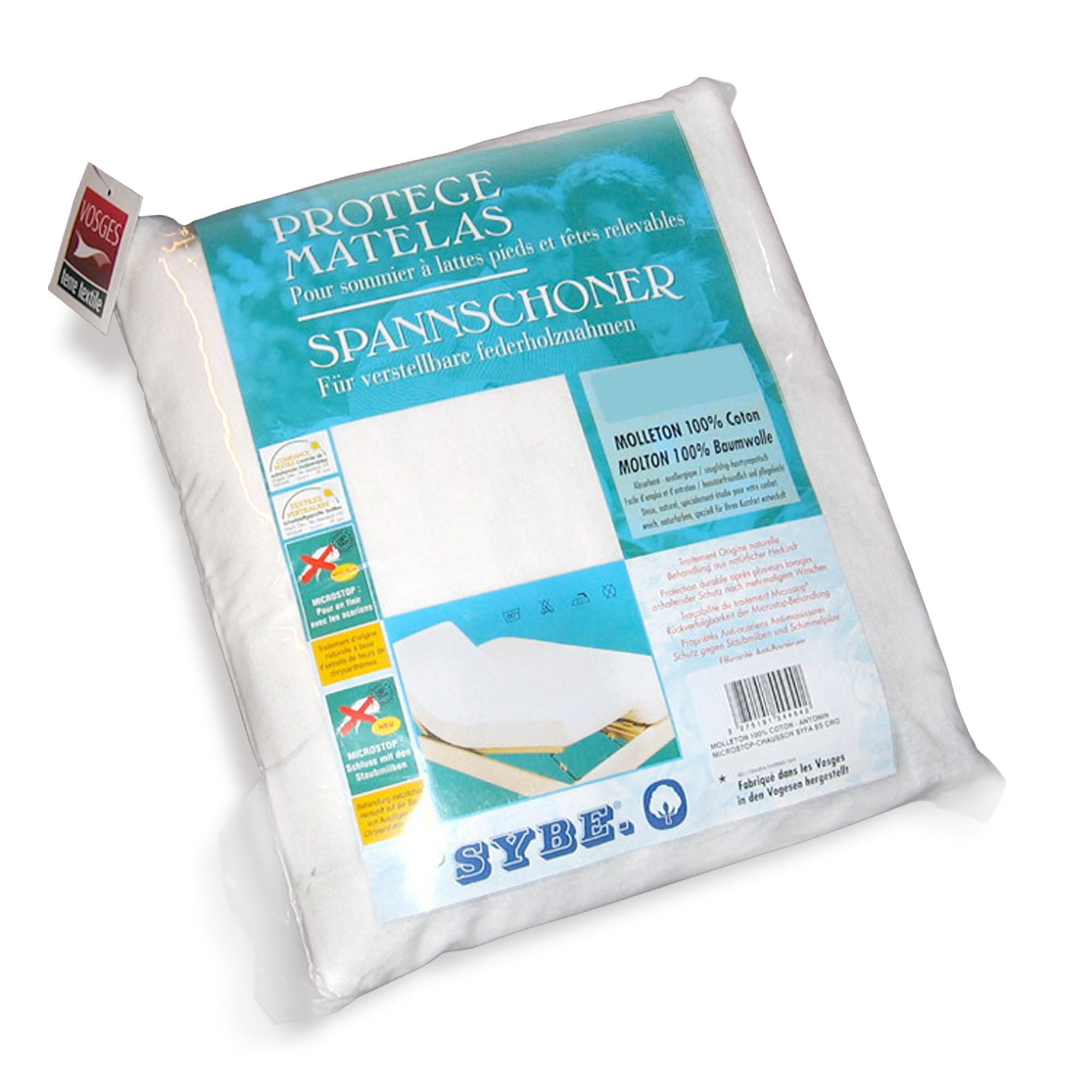 Protège-matelas Imperméable 80x200 Cm - Coton Absorbant, Traitement Anti-acariens, Compatible Bonnet Jusqu'à 40 Cm, Certifié Oeko-Tex, Hypoallergénique