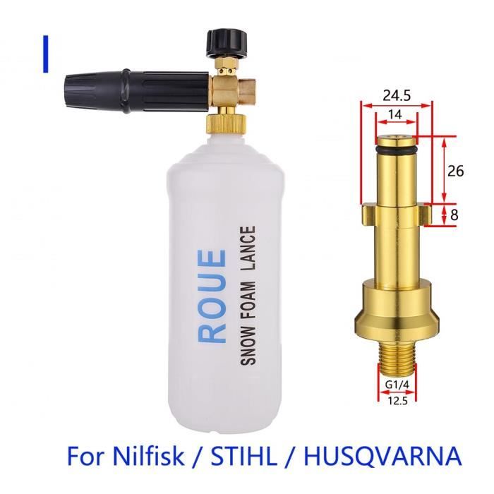 Pistolet à mousse pneumatique pour lavage de voiture, pulvérisateur de mousse de neige, outil de
