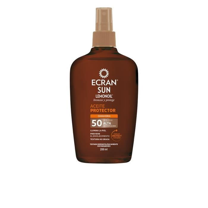 Ecran Sun Lemonoil Huile Solaire Spf50 200ml