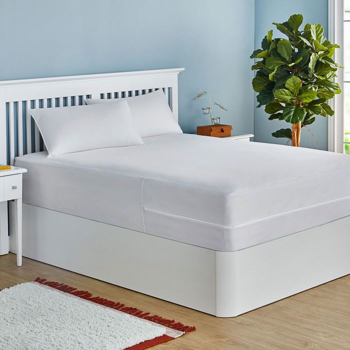 Protège-matelas imperméable - PIKOLIN HOME - 140x196 cm - Jusquà 34 cm - Respirant - Silencieux - Microfibre - Oeko-Tex Protège-matelas imperméable - PIKOLIN HOME - 140x196 cm - Jusquà 34 cm - Respirant - Silencieux - Microfibre - Oeko-Tex