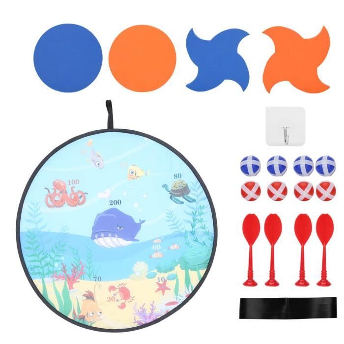Jeu De Fléchettes Pour Trampoline - Tableau Dart Géant Avec 10 Balles Collantes | Fun En Famille Sur Trampoline 8-14 Pieds