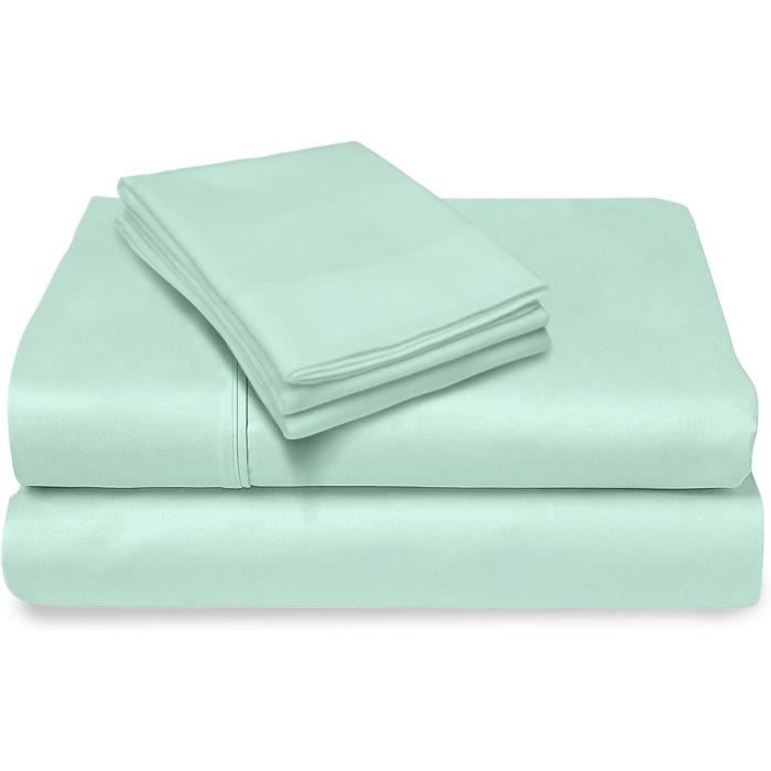 Pizuna Coton Peigné Drap Housse 160x200 cm Gris foncé, 100