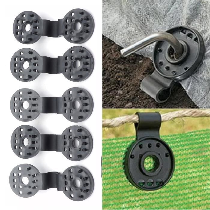 Clips De Filet De Football En Plastique - Lot De 20 Pièces - Pour Fixer Les Filets Sur Les Buts - Convient Aussi Tennis, Golf, Cricket