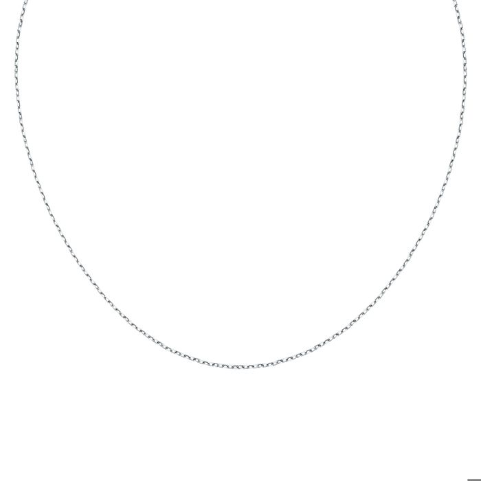 Collier CLEOR Chaîne Argent 925/1000 Blanc 50 cm Forçat - Main Image